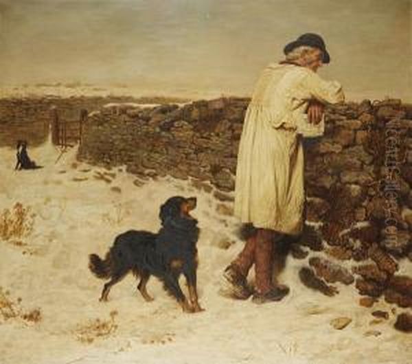 Wherever I Turn My Head Oil Painting by Briton Riviere