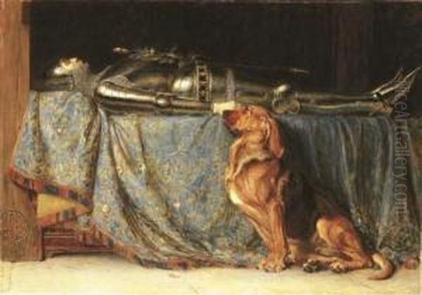 Requiescat Oil Painting by Briton Riviere