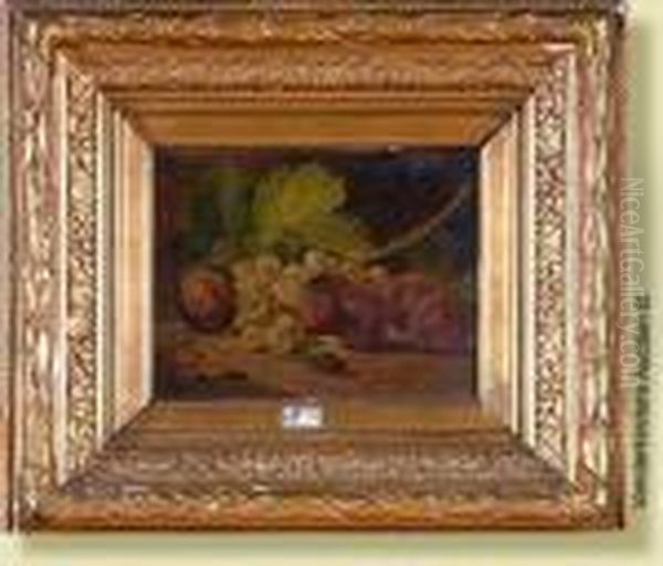 Nature Morte Auxfruits Oil Painting by Henri Robbe