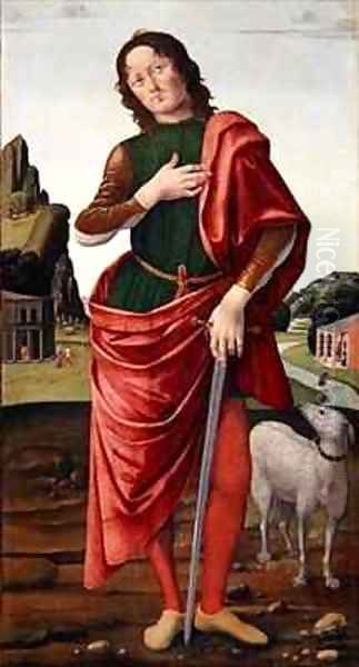 St Julian the Hospitaler Oil Painting by Pietro Donzelli