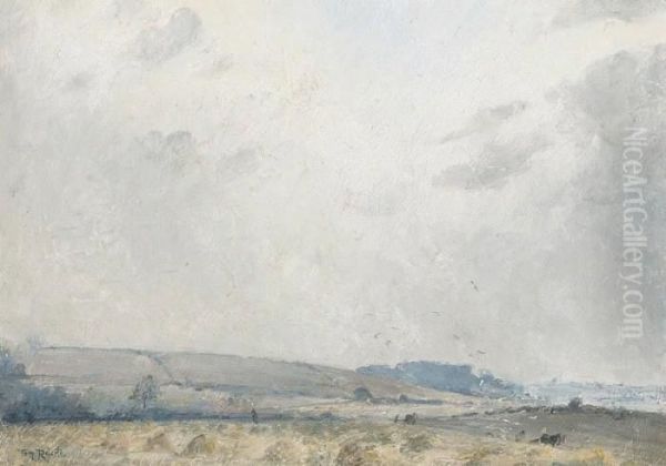 A Windy Day, Dorset Oil Painting by Tom Roberts