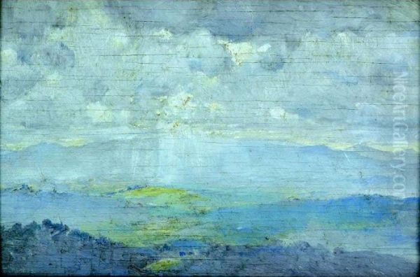 Cloudscape Oil Painting by Tom Roberts