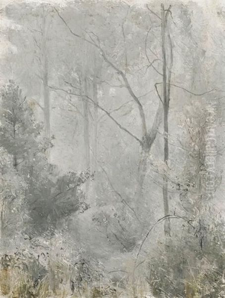 Morning Mist Oil Painting by Tom Roberts