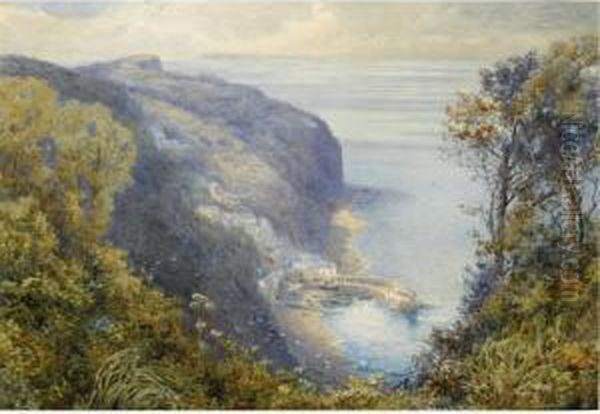 Clovelly, North Devon Oil Painting by Charles Robertson