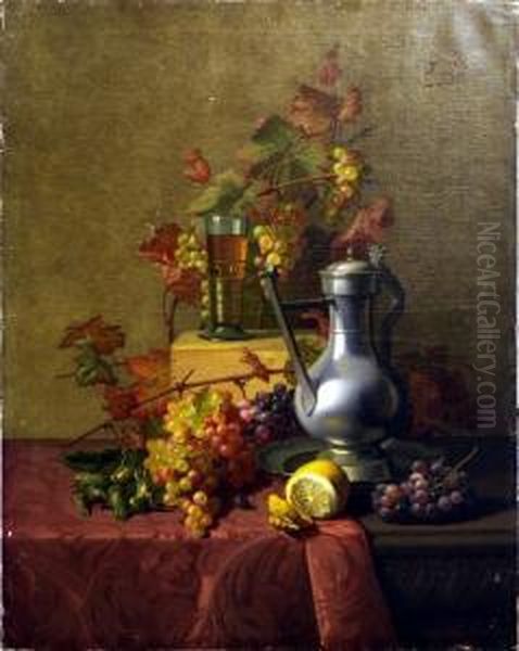 [nature Morte Automnale] Oil Painting by Jean-Baptiste Robie