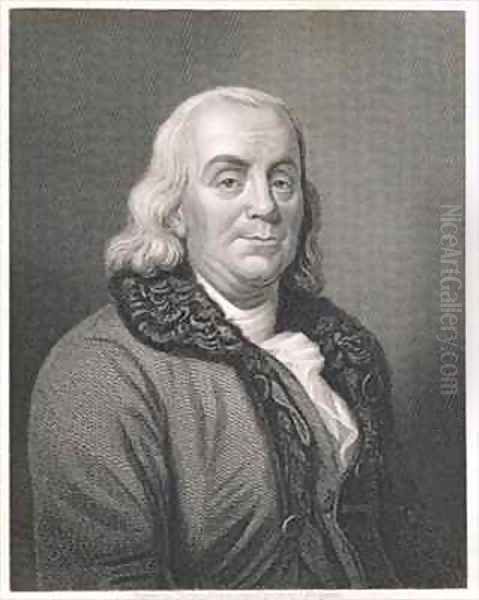 Portrait of Benjamin Franklin Oil Painting by Duplessis, Joseph-Siffrede