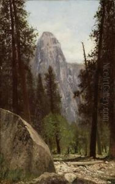 Yosemite Valley Landscape Oil Painting by Charles Robinson