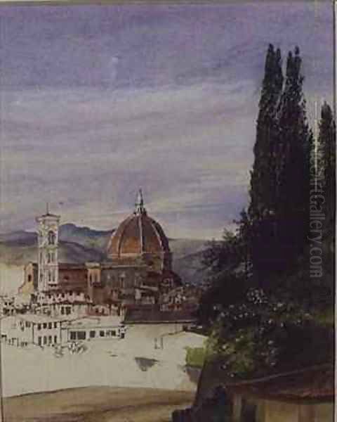 Florence from Boboli Gardens Oil Painting by Ada Dundas