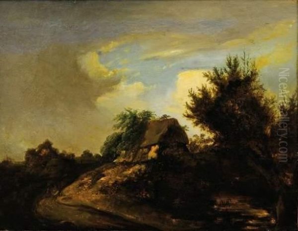 Paysage De Campagne Oil Painting by Charles Rochussen