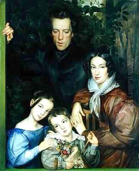 The Rauter Family Oil Painting by Johann Friedrich Dieterich