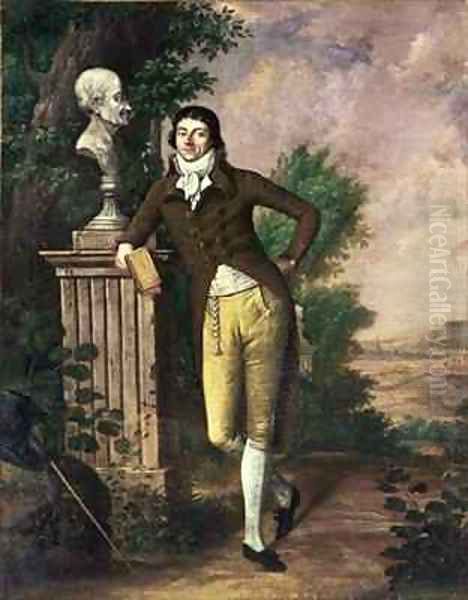 Dominique Joseph Garat 1749-1833 Oil Painting by Johann Friedrich Dryander