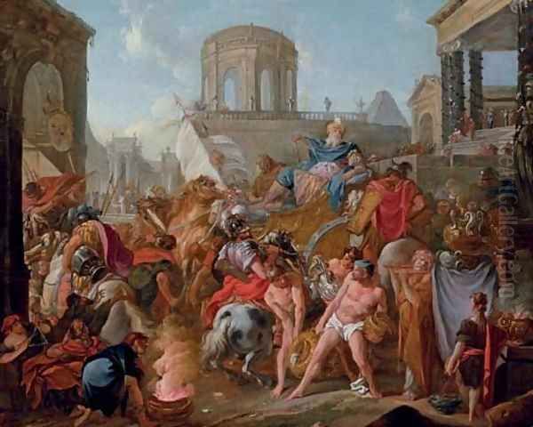 The Triumph of Scipio Oil Painting by Michel-Francois Dandre-Bardon