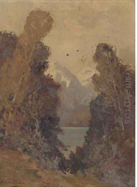 Landscape study Oil Painting by A. Dupont