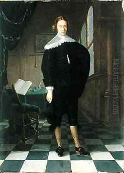 Portrait of a Young Man Oil Painting by Gerrit van Donck