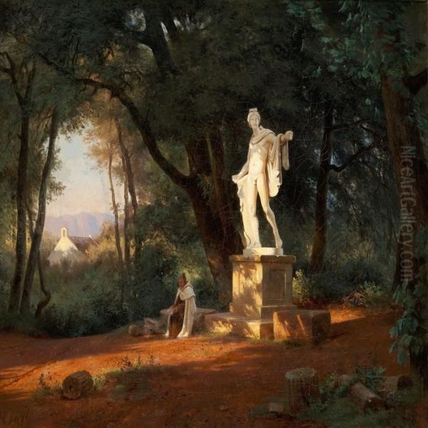 From A Park Near Florence by Frederik Niels M. Rohde