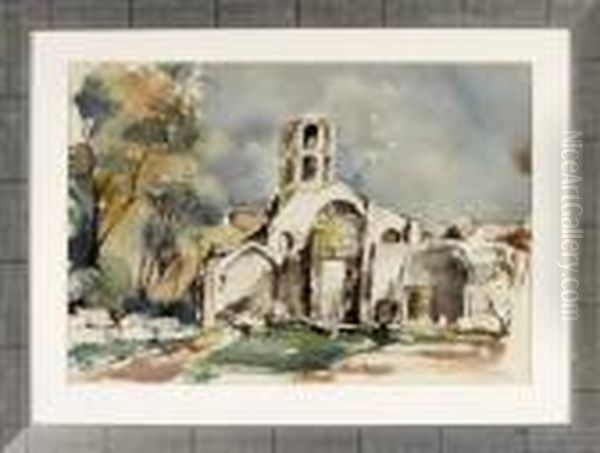 Kirchenruine Oil Painting by Wolf, Walter Rohricht