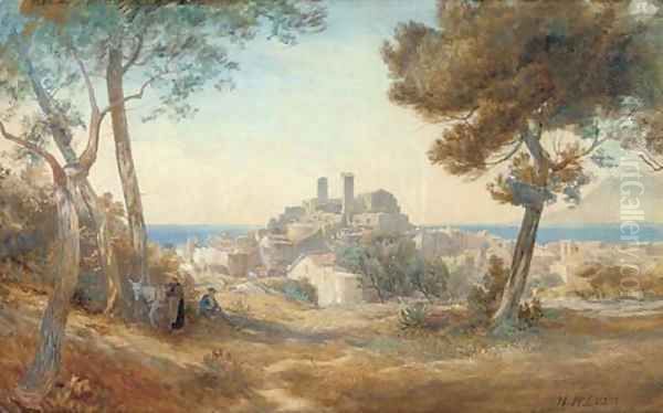 A view over the Bay of Naples Oil Painting by William Wood Deane