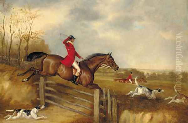 Over the gate Oil Painting by David of York Dalby