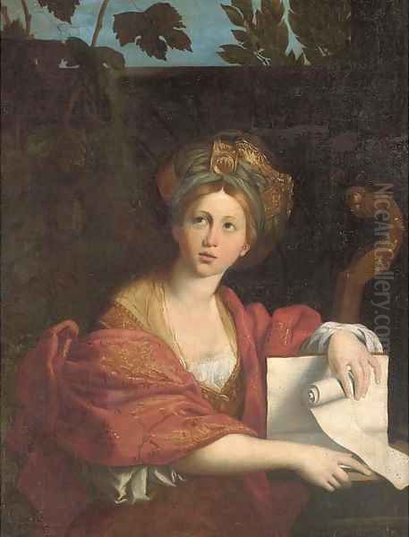 The Cumaean Sibyl 2 Oil Painting by Domenico Zampieri (Domenichino)