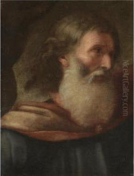 God The Father Oil Painting by Giovanni Francesco Romanelli