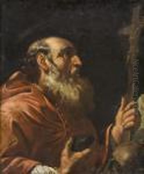 San Girolamo Oil Painting by Ettore Romano