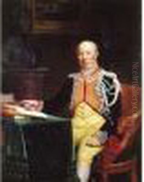  Portrait Du Docteur Joseph Souberbielle, Chirurgien En Chef De La Garde Imperiale  Oil Painting by Adele Romanee Romany