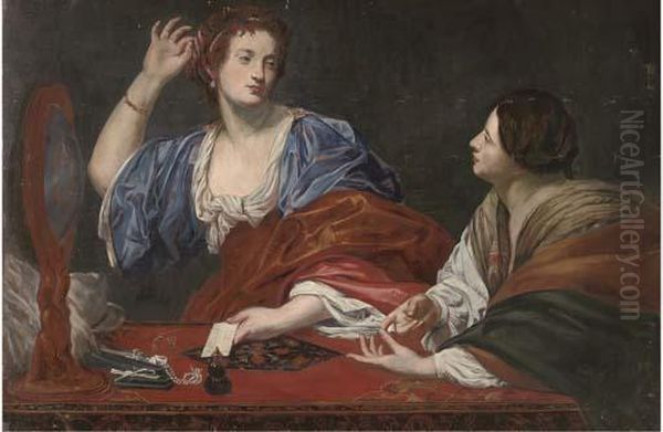 An Allegory Of Vanity Oil Painting by Salomon Rombouts