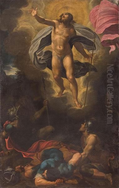 Cristo Risorto Oil Painting by Cristoforo Pomarancio (Roncalli)