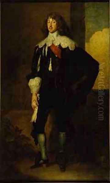 William Cavendish 3rd Earl of Devonshire Oil Painting by Abraham Van Dyck