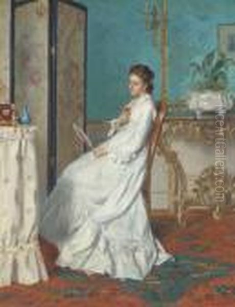 La Toilette Oil Painting by Albert Roosenboon