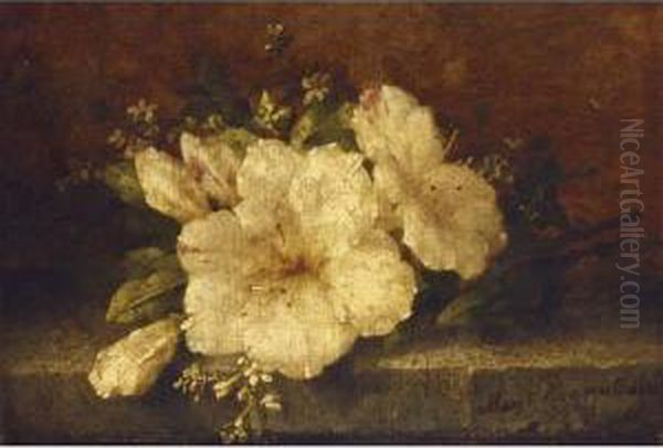 A Flower Still Life Oil Painting by Margaretha Roosenboom