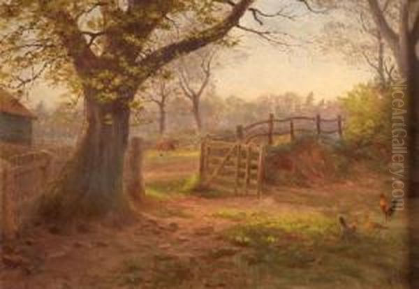 The Afternoon Sun Oil Painting by George Thomas Rope