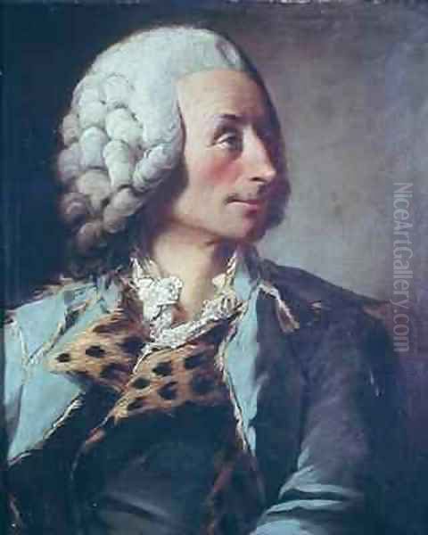 Portrait of Claude Nicolas Le Cat 1700-68 Oil Painting by N. Dupont