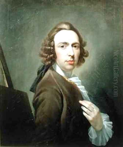 Self Portrait Oil Painting by William Delacour