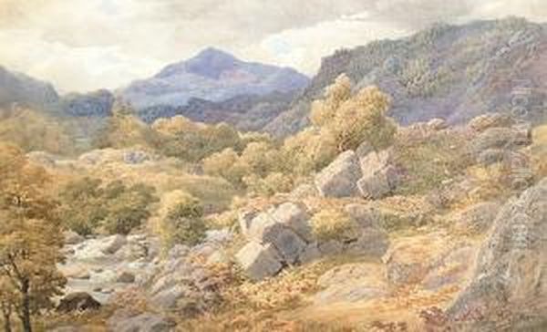 A Welsh Landscape Oil Painting by S.G. William Roscoe