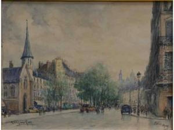 Rue De Paris by Georges Rose