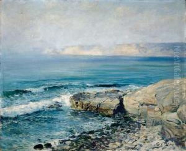 Incoming Fog, La Jolla Oil Painting by Guy Rose