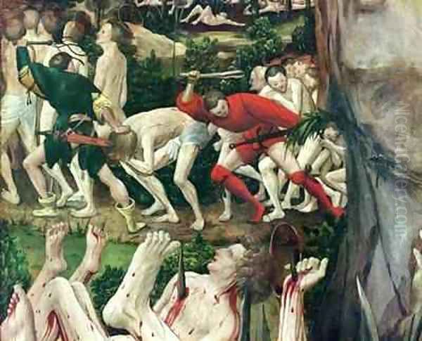 The Martyrdom of the Ten Thousand 2 Oil Painting by Niklaus Manuel Deutsch