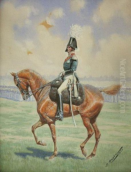 General Na Koniu Oil Painting by Jan Rosen