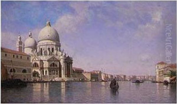 The Grand Canal, Venice Oil Painting by Amedee Rosier