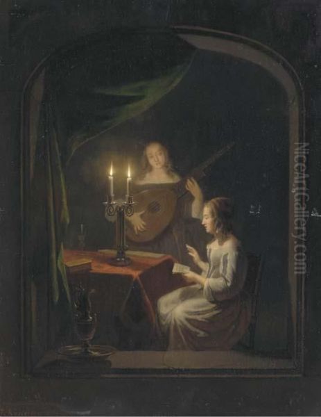 A Concert By Candlelight by Johannes Rosierse