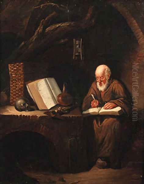 Saint Jerome Oil Painting by Gerrit Dou