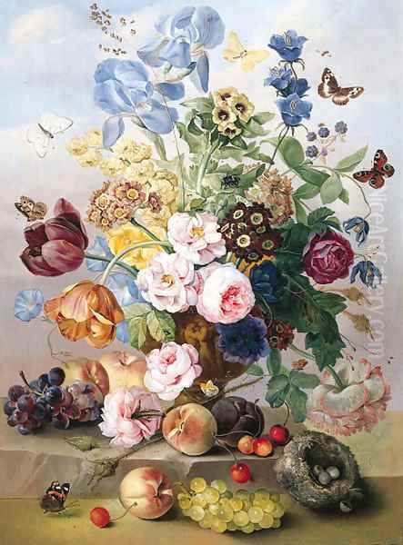 Flowers Oil Painting by Jan Frans Van Dael