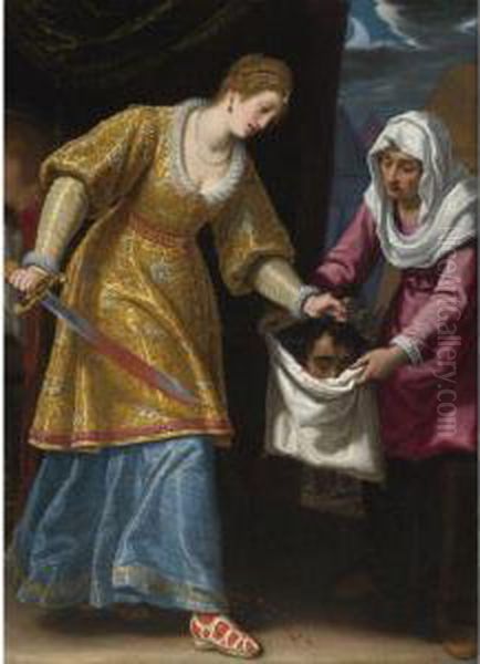 Judith And Holofernes Oil Painting by Matteo Rosselli