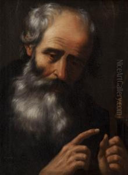 Sant'antonio Abate Oil Painting by Matteo Rosselli