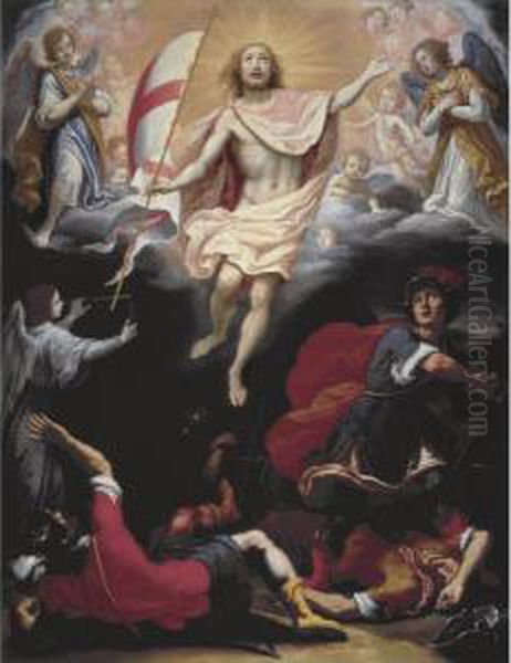 The Resurrection Oil Painting by Matteo Rosselli