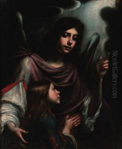 Tobias And The Angel Oil Painting by Matteo Rosselli