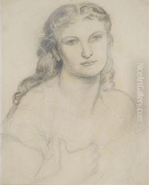 Sketch For Venus Verticordia Oil Painting by Dante Gabriel Rossetti