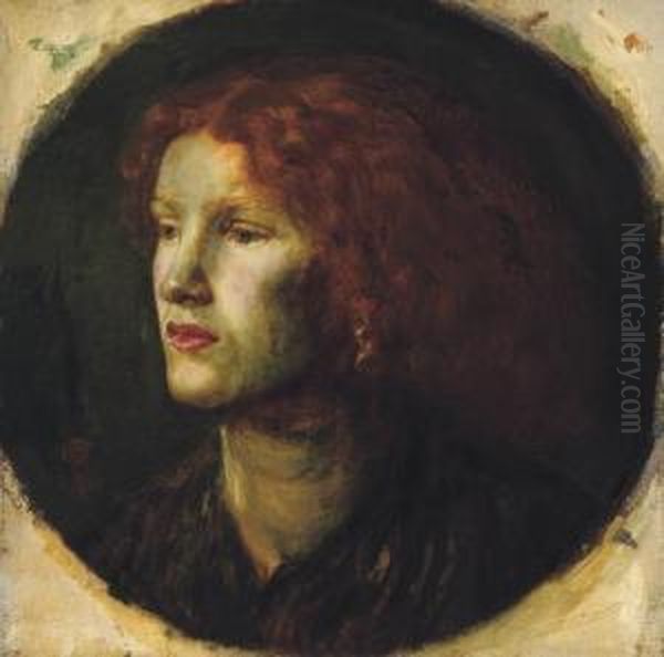 Fanny Cornforth Oil Painting by Dante Gabriel Rossetti