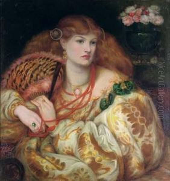 Monna Vanna Oil Painting by Dante Gabriel Rossetti